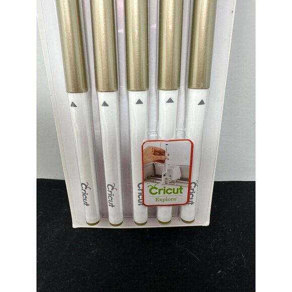 Cricut Explore Multi Pen Set Gold Write Draw Calligraphy Water Based Ink 5 Pack - Picture 3 of 6